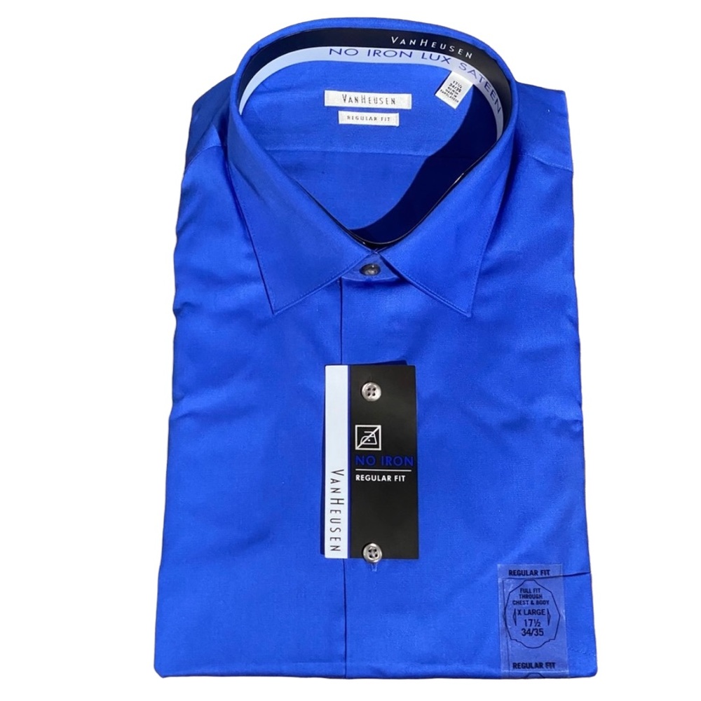 Van Heusen Men’s Dress Shirt Regular Fit - Size XL